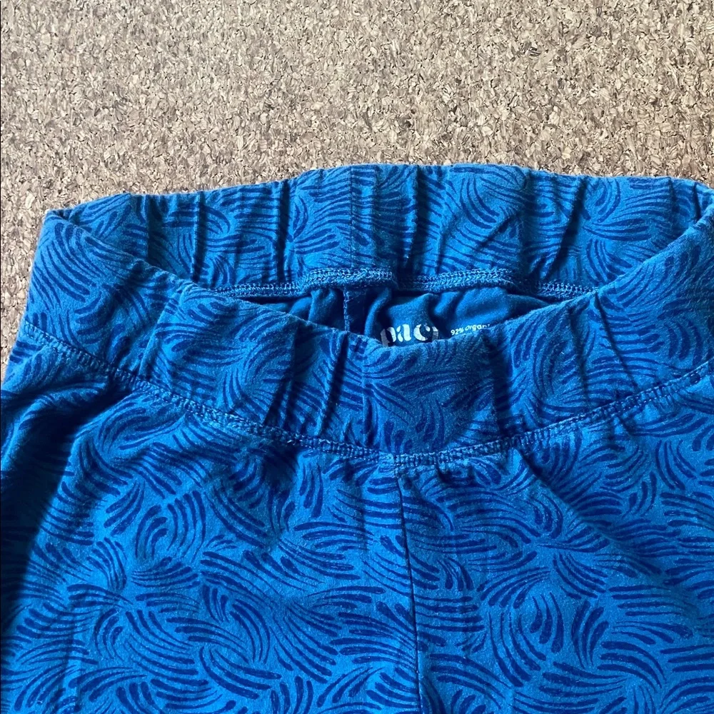 Pact Vibrant Blue Organic Cotton Cropped Leggings - Picture 3 of 6